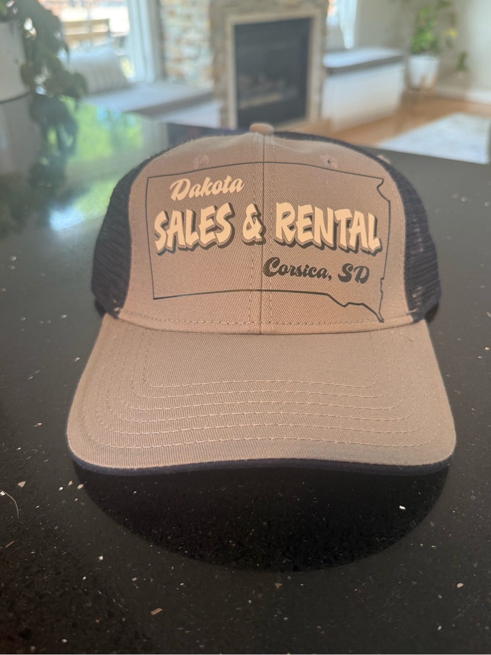 Dakota Sales & Rental Corsica, SD Trucker Cap - Gray/Black